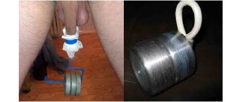 You can make a bigger penis with a weighting agent