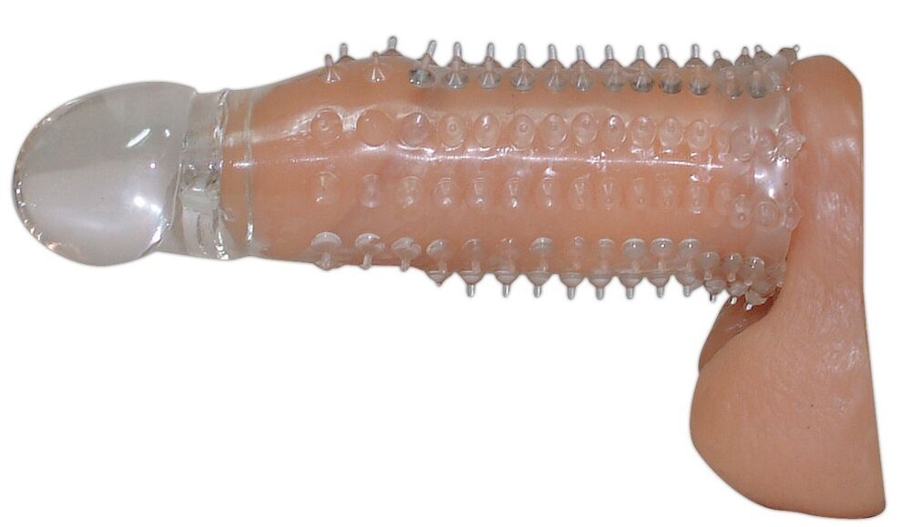 The nozzle will add volume to the penis during sexual intercourse.