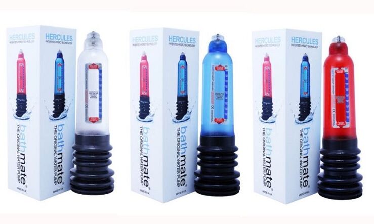 hydropumps to enlarge the penis
